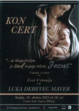 Koncert Luka Debevec Mayer